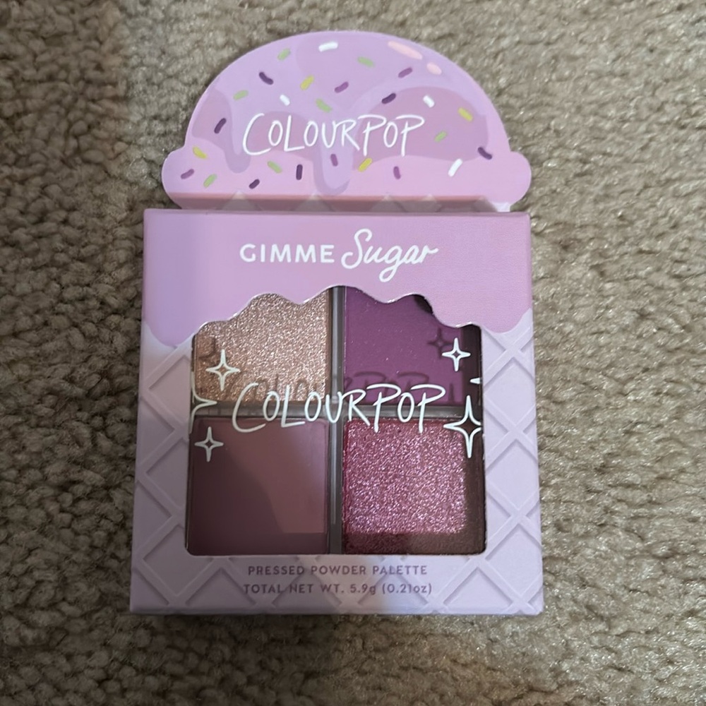 Colourpop 4 pan Eyeshadow Gimme Sugar